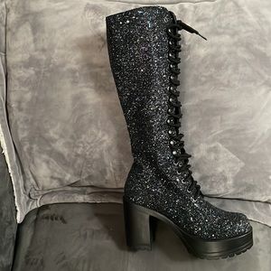 roc glitter boots